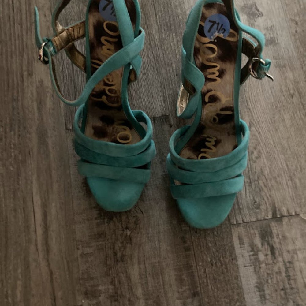 Sam Edelman Turquoise Heels